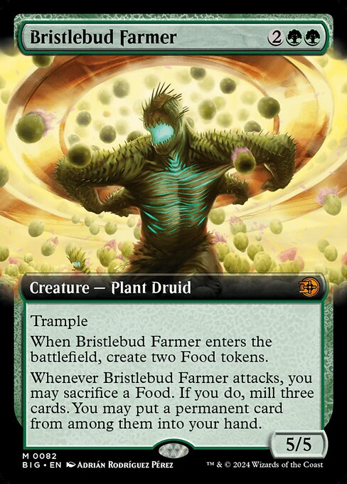 [Foil] BIG 082 Bristlebud Farmer (0082 - Extended Art) M