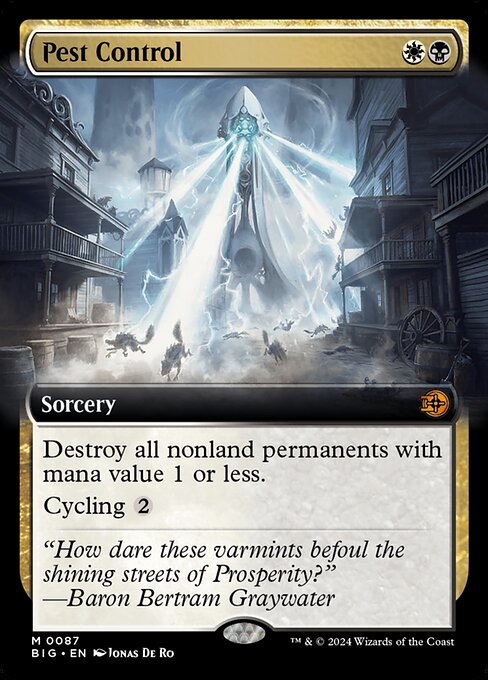 [Foil] BIG 087 Pest Control (0087 - Extended Art) M