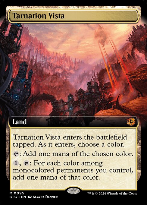 [Foil] BIG 095 Tarnation Vista (0095 - Extended Art) M