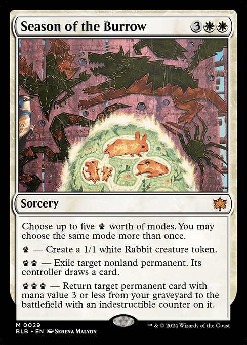 [Foil] BLB 029 Season of the Burrow M