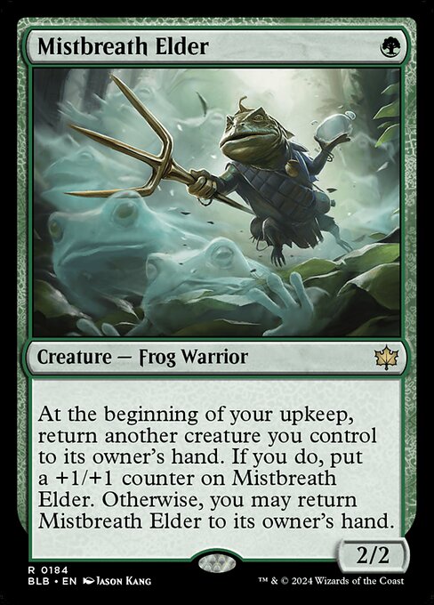 [Foil] BLB 184 Mistbreath Elder R