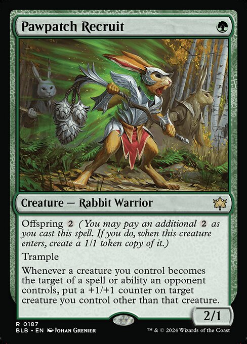 BLB 187 Pawpatch Recruit R