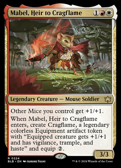 [Foil] BLB 224 Mabel, Heir to Cragflame R