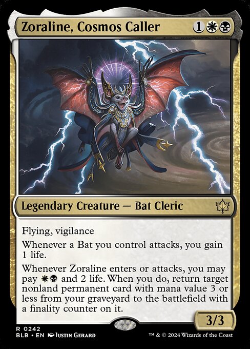BLB 242 Zoraline, Cosmos Caller R