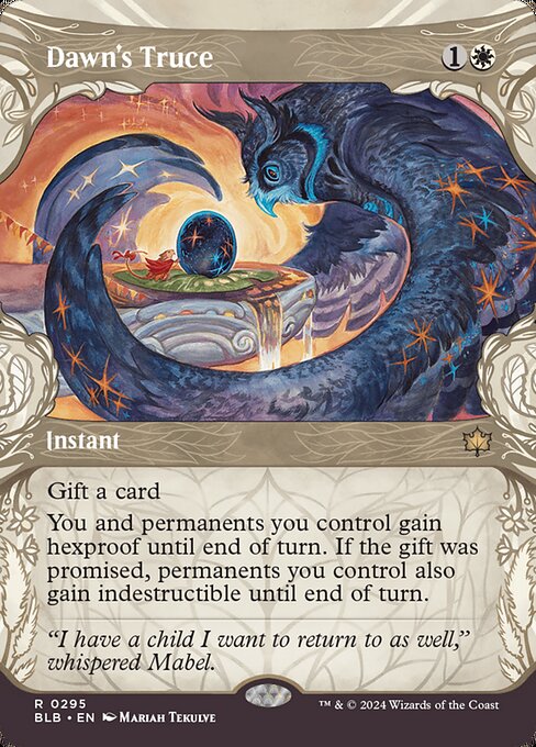 [Foil] BLB 295 Dawn's Truce (0295 - Showcase) R