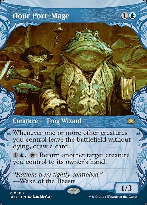 [Foil] BLB 303 Dour Port-Mage (0303 - Showcase) R