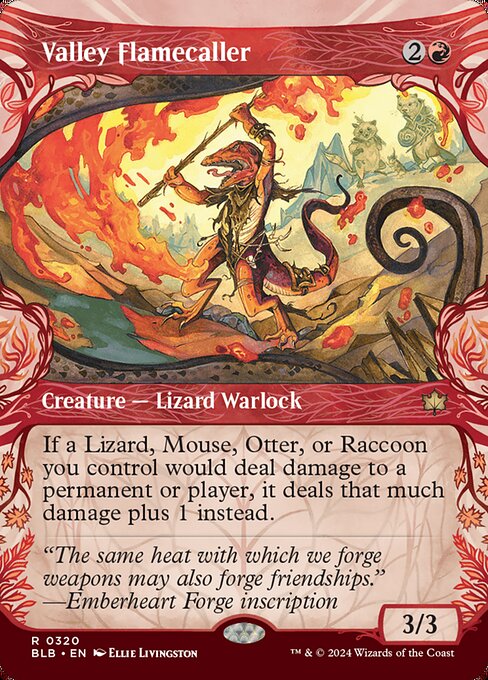 [Foil] BLB 320 Valley Flamecaller (0320 - Showcase) R