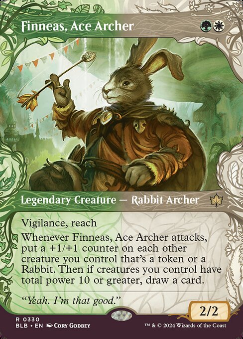[Foil] BLB 330 Finneas, Ace Archer (0330 - Showcase) R