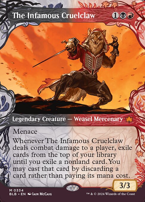 [Foil] BLB 334 The Infamous Cruelclaw (0334 - Showcase) M