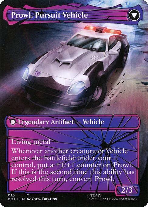 [Foil] BOT 016 Prowl, Stoic Strategist (Shattered Glass) M