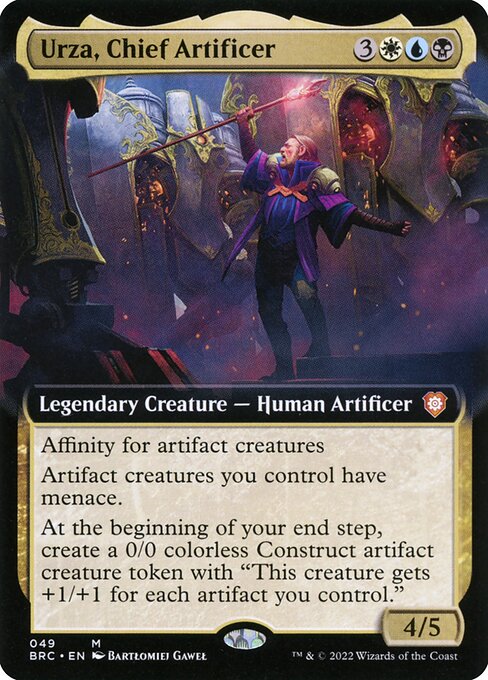 BRC 049 Urza, Chief Artificer (Extended Art) M