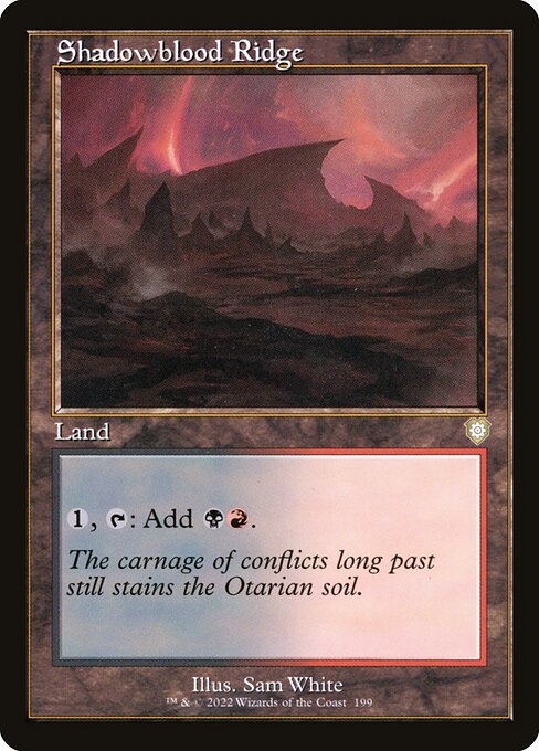 BRC 199 Shadowblood Ridge R