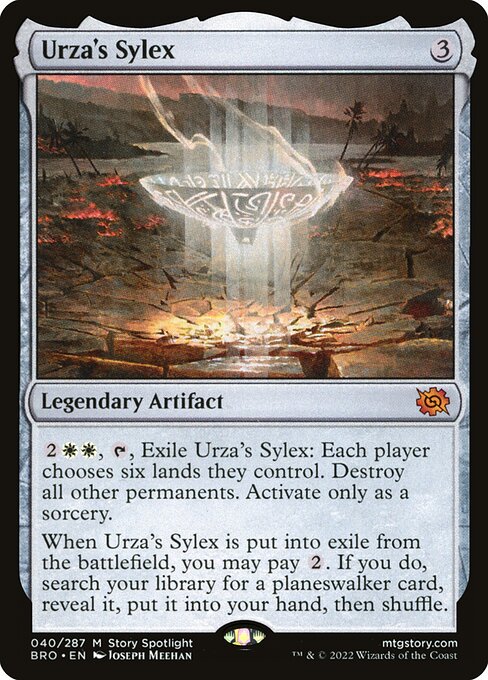 [Foil] BRO 040 Urza's Sylex M