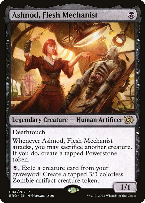 [Foil] BRO 084 Ashnod, Flesh Mechanist R
