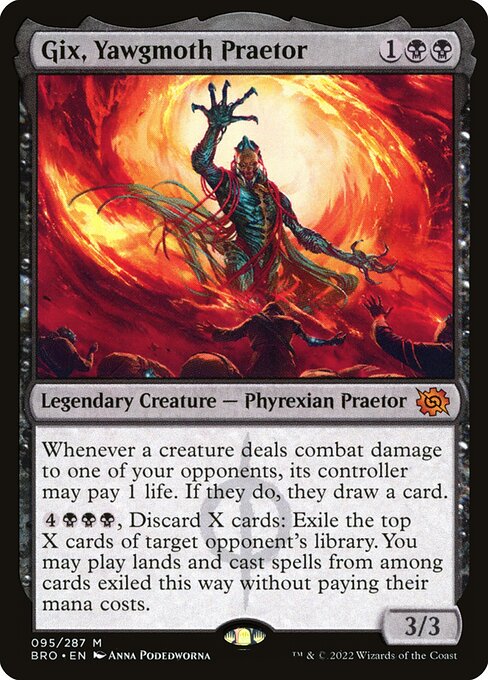 [Foil] BRO 095 Gix, Yawgmoth Praetor M