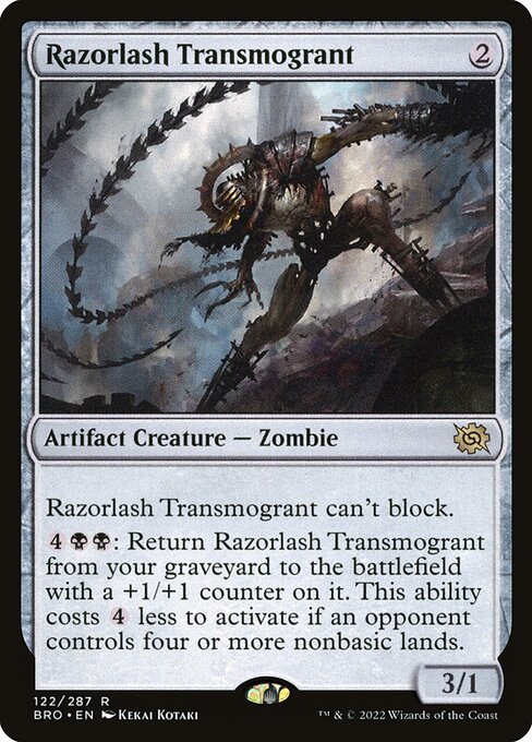 BRO 122 Razorlash Transmogrant R