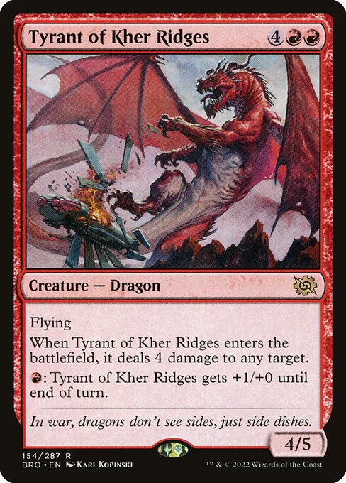 [Foil] BRO 154 Tyrant of Kher Ridges R
