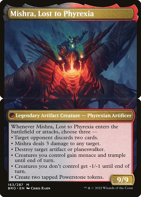 [Foil] BRO 163 Phyrexian Dragon Engine R