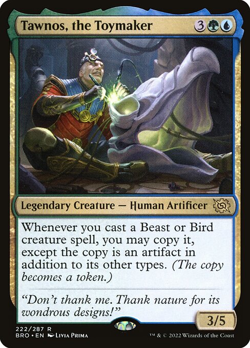 [Foil] BRO 222 Tawnos, the Toymaker R