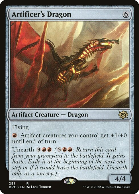 [Foil] BRO 291 Artificer's Dragon R