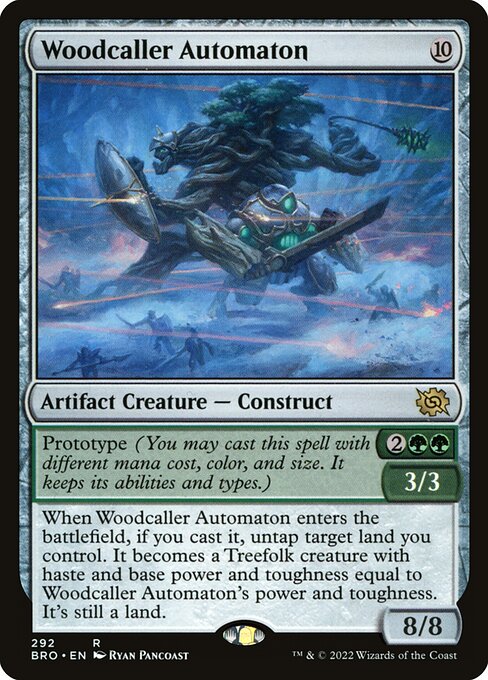 [Foil] BRO 292 Woodcaller Automaton R