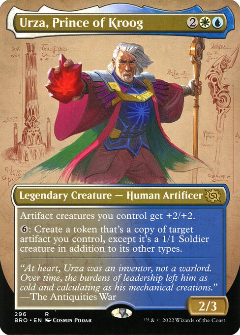 BRO 296 Urza, Prince of Kroog (Borderless) R