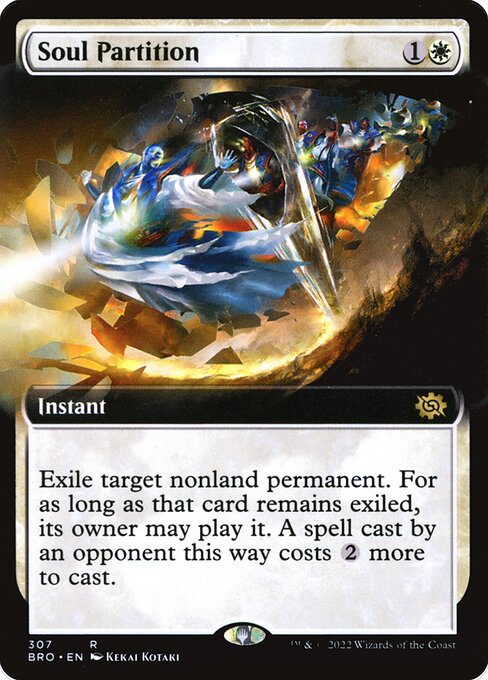 [Foil] BRO 307 Soul Partition (Extended Art) R