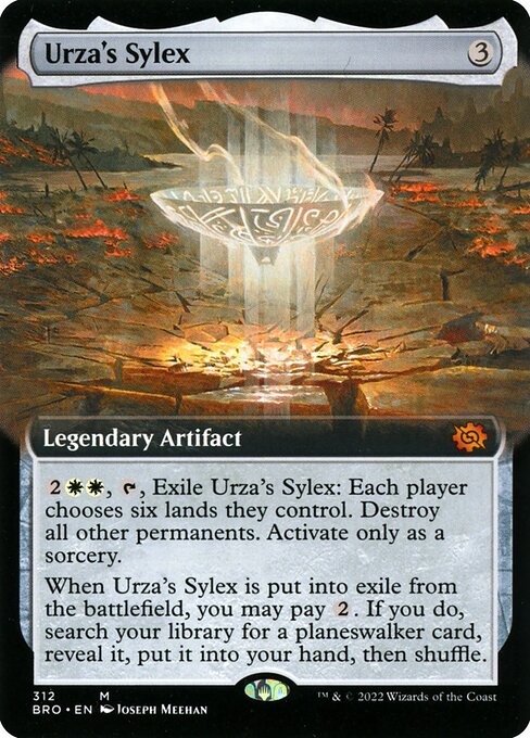 BRO 312 Urza's Sylex (Extended Art) M