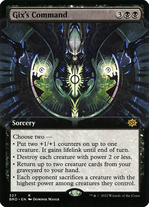 BRO 327 Gix's Command (Extended Art) R