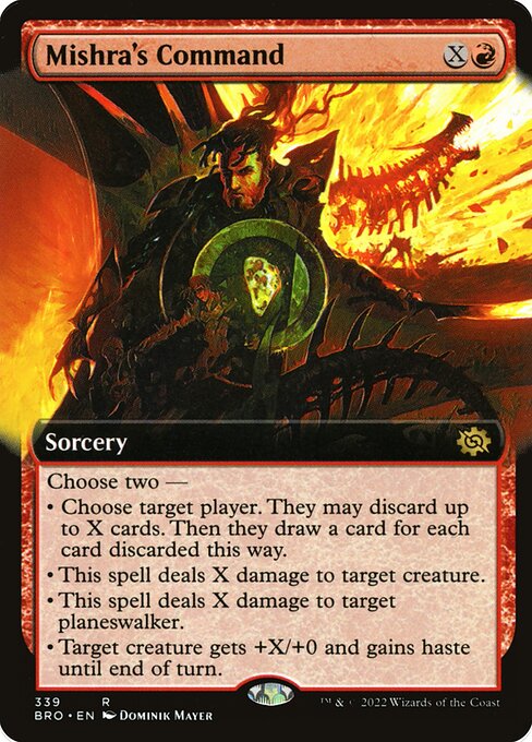 BRO 339 Mishra's Command (Extended Art) R