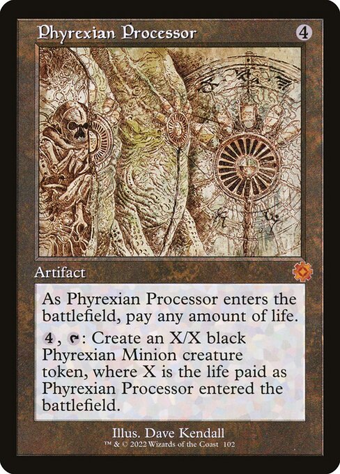 BRR 102 Phyrexian Processor (Schematic Art) M
