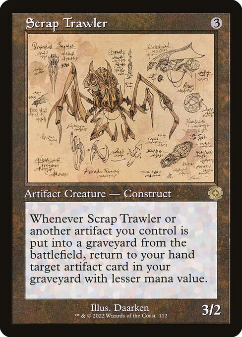 [Foil] BRR 112 Scrap Trawler (Schematic Art) R