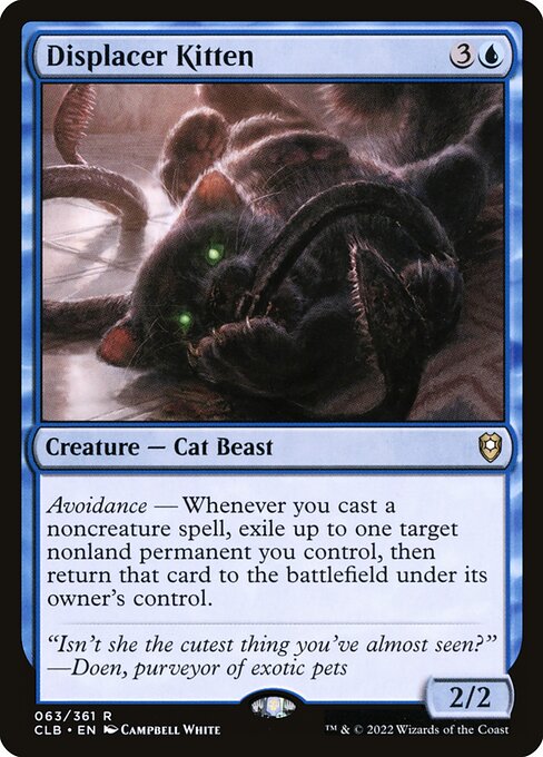 [Foil] CLB 063 Displacer Kitten R