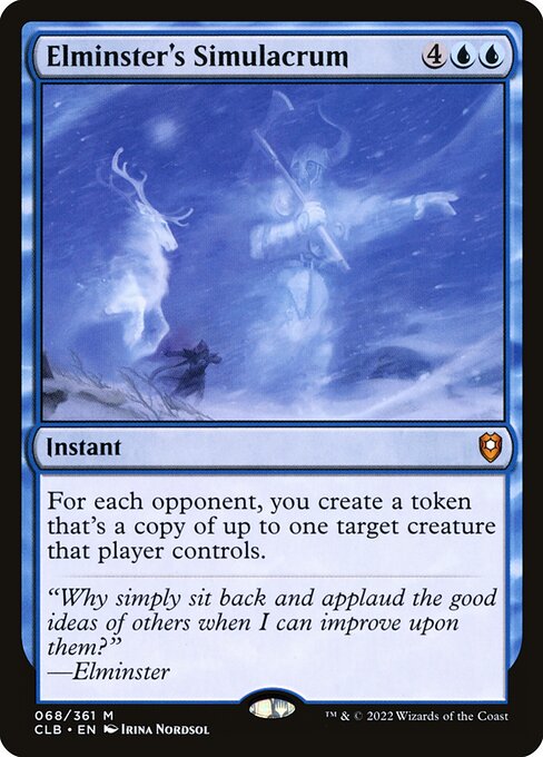 [Foil] CLB 068 Elminster's Simulacrum M