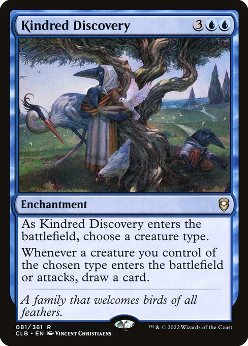 [Foil] CLB 081 Kindred Discovery R