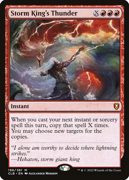 [Foil] CLB 196 Storm King's Thunder M