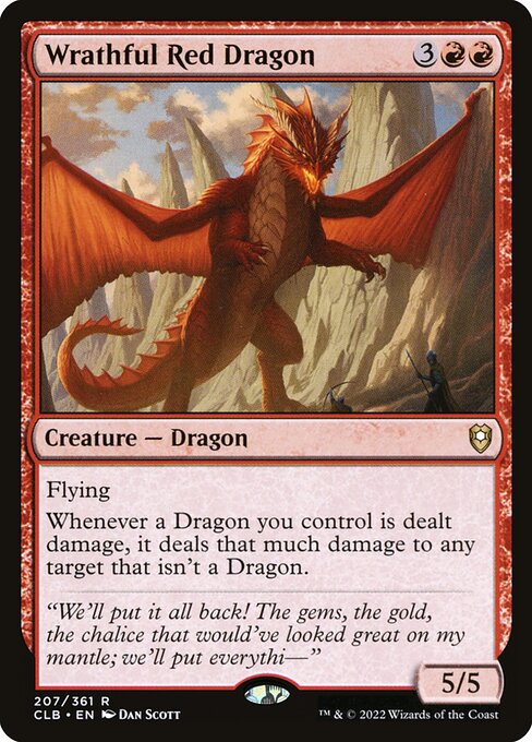 CLB 207 Wrathful Red Dragon R