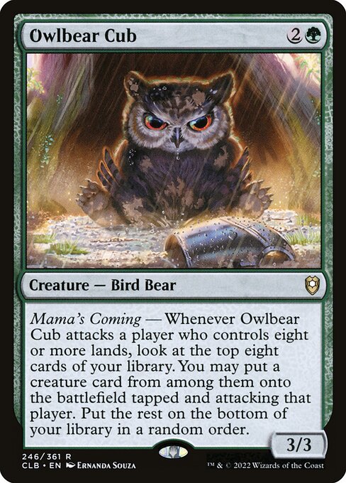 [Foil] CLB 246 Owlbear Cub R
