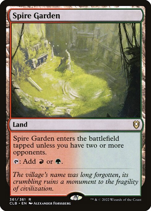 [Foil] CLB 361 Spire Garden R