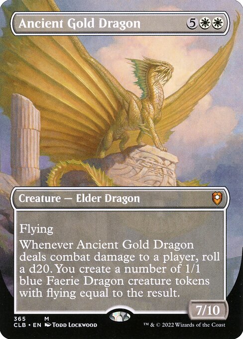CLB 365 Ancient Gold Dragon (Borderless) M