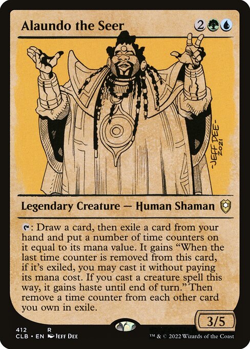 [Foil] CLB 412 Alaundo the Seer (Showcase) R