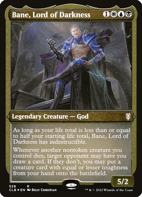 [Foil Etched] CLB 526 Bane, Lord of Darkness (Foil Etched) R