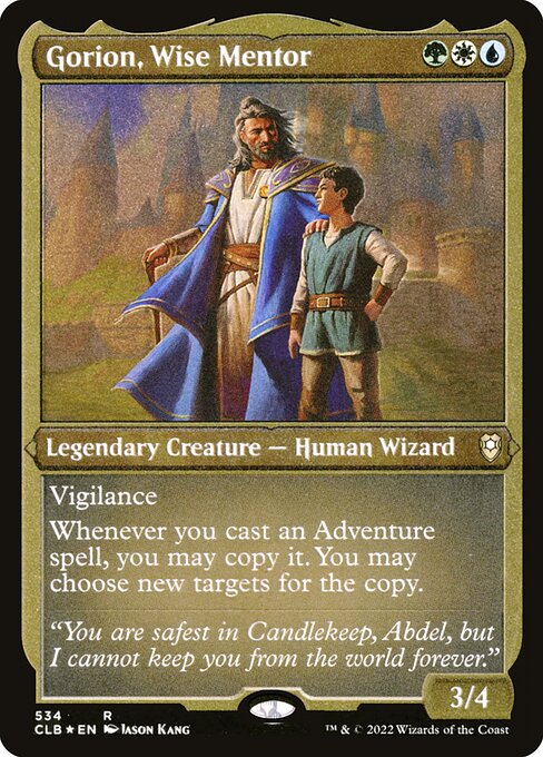 [Foil Etched] CLB 534 Gorion, Wise Mentor (Foil Etched) R