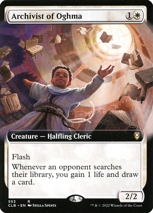 [Foil] CLB 553 Archivist of Oghma (Extended Art) R