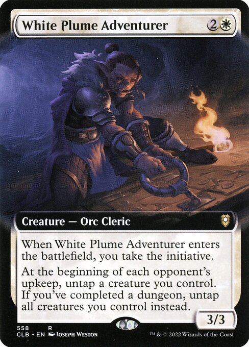 CLB 558 White Plume Adventurer (Extended Art) R