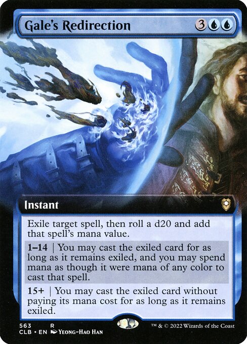 [Foil] CLB 563 Gale's Redirection (Extended Art) R