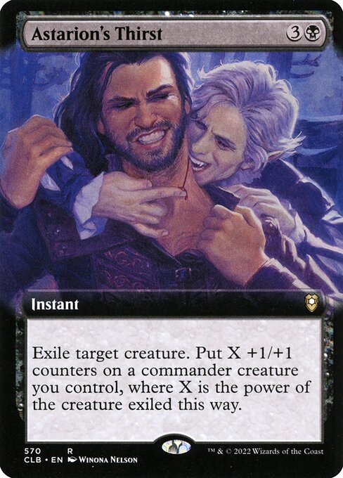 [Foil] CLB 570 Astarion's Thirst (Extended Art) R