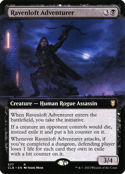 CLB 577 Ravenloft Adventurer (Extended Art) R