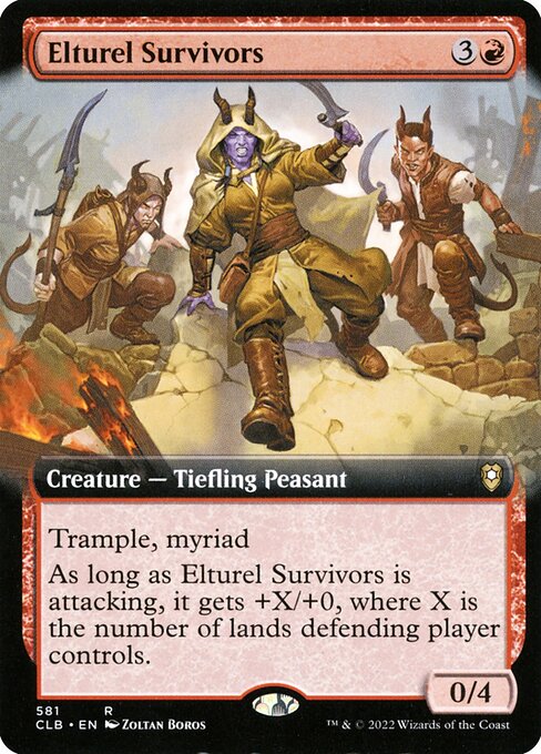 [Foil] CLB 581 Elturel Survivors (Extended Art) R