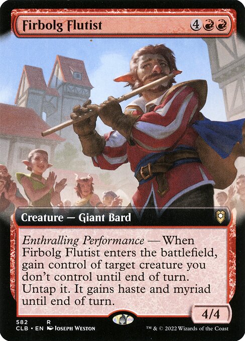 [Foil] CLB 582 Firbolg Flutist (Extended Art) R